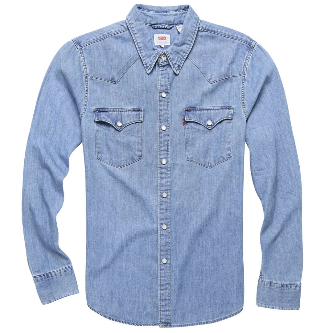 Classic Western Standard Fit Shirt - Light Wash | Levi's® US
